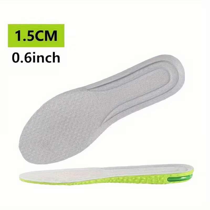 Height Increase Insoles - Breathable Mesh Shock Absorption Shoe Pads with Air Cushion