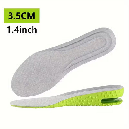 Height Increase Insoles - Breathable Mesh Shock Absorption Shoe Pads with Air Cushion