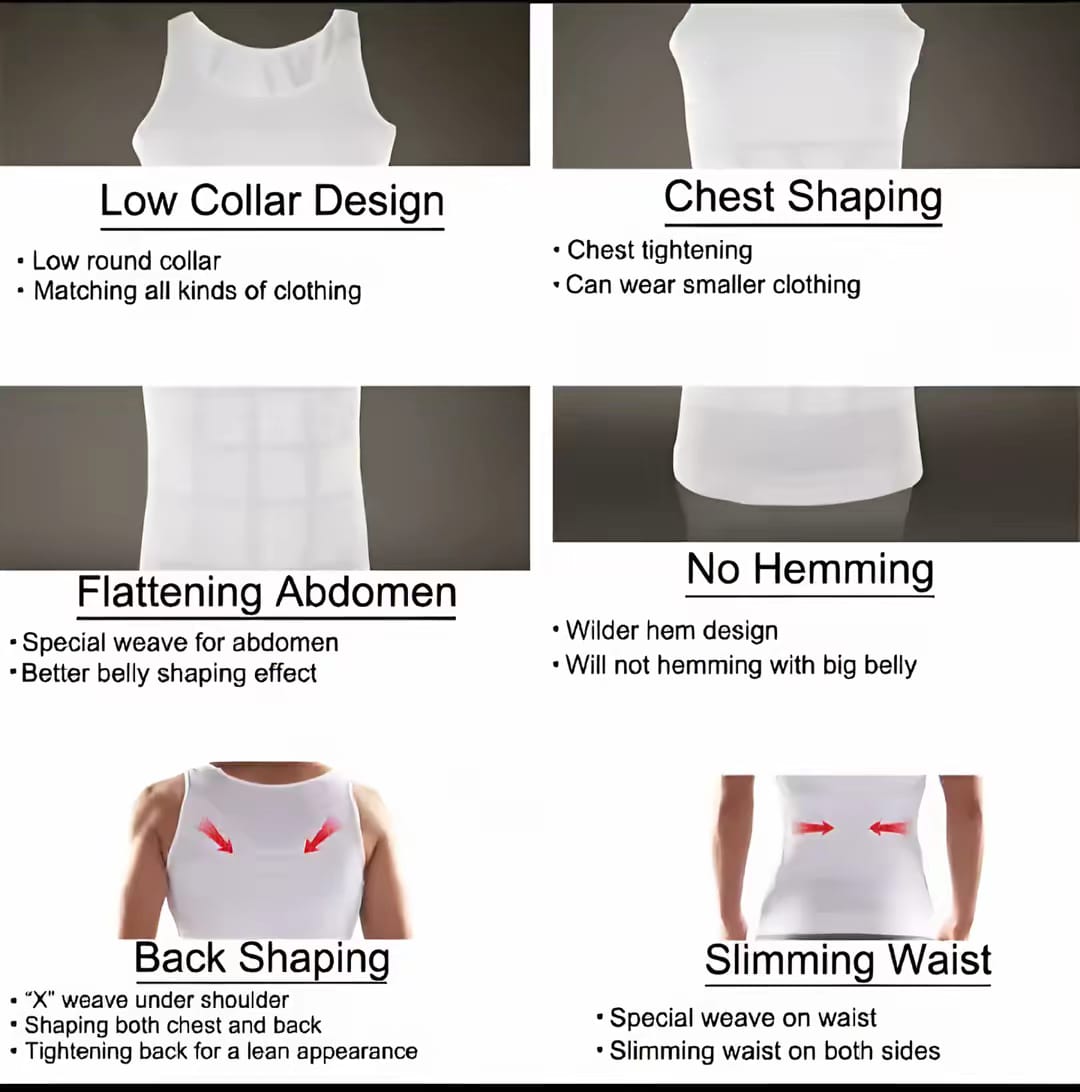 Men’s Compression Shapewear – Comfortable Support & Sleek Fit