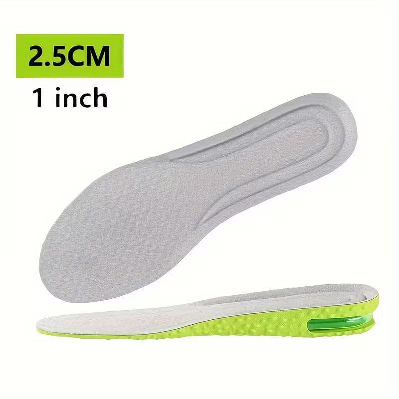 Height Increase Insoles - Breathable Mesh Shock Absorption Shoe Pads with Air Cushion