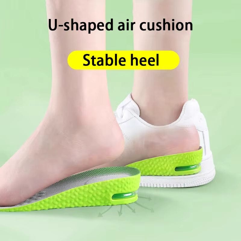 Height Increase Insoles - Breathable Mesh Shock Absorption Shoe Pads with Air Cushion