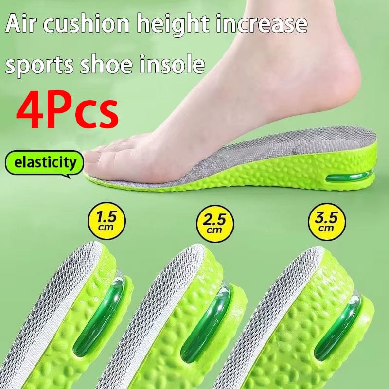 Height Increase Insoles - Breathable Mesh Shock Absorption Shoe Pads with Air Cushion