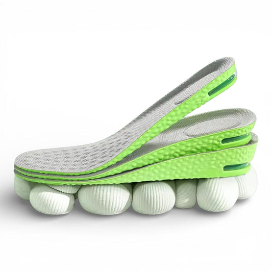 Height Increase Insoles - Breathable Mesh Shock Absorption Shoe Pads with Air Cushion