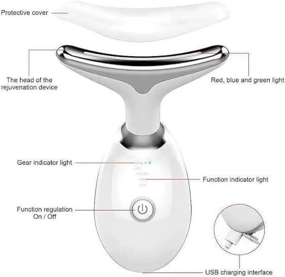 Rechargeable Face & Neck Massager | Lift, Sculpt & Glow at Home